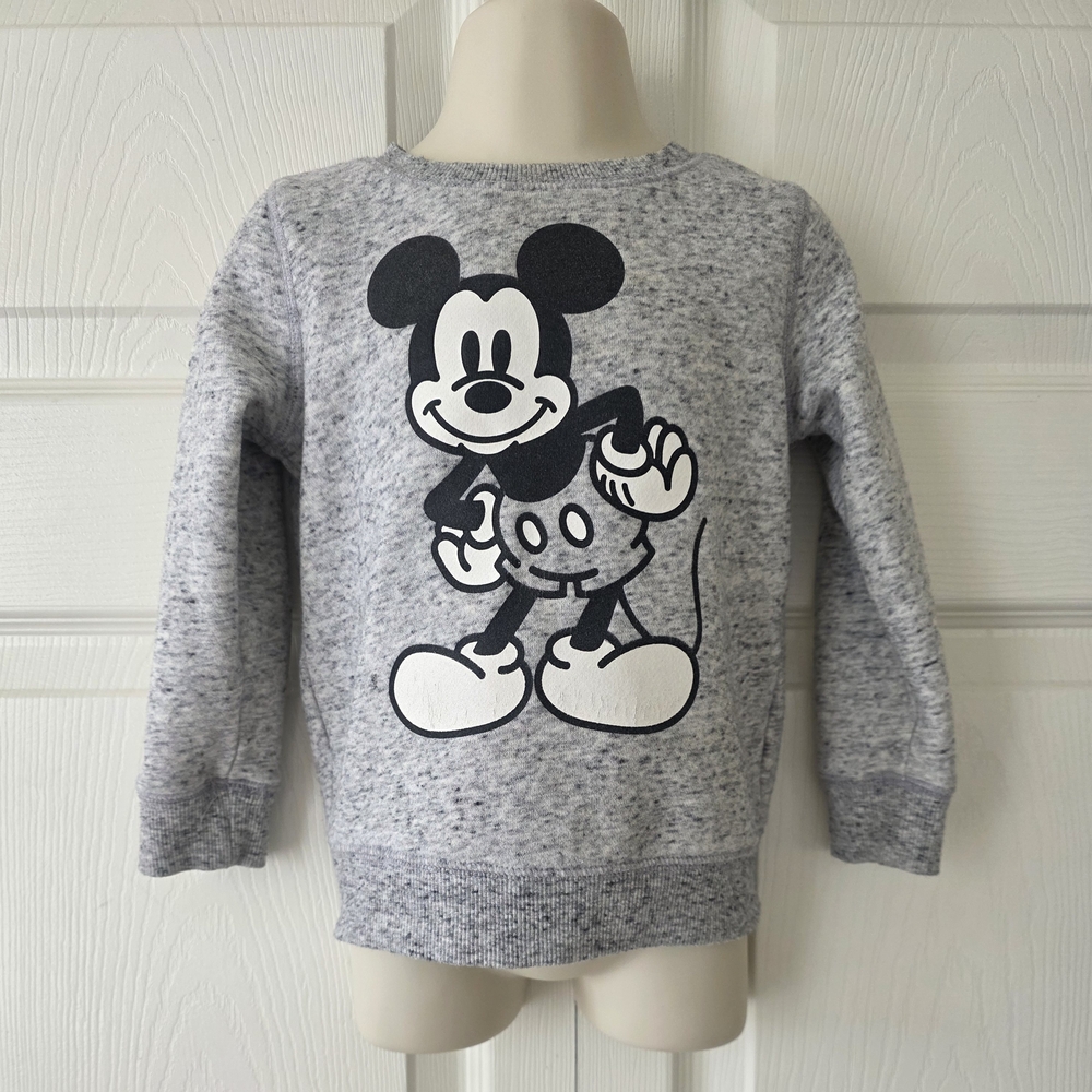 Gray Mickey Mouse Sweatshirt